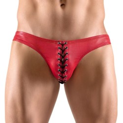 Slip avec cordon Rouge