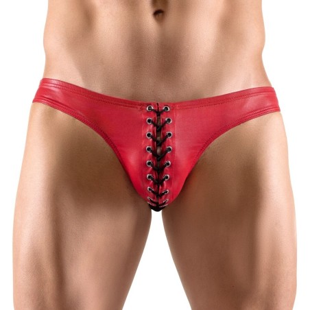 Slip avec cordon Rouge