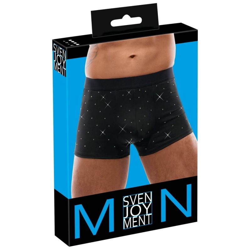 Boxer Svenjoyment Black Strass
