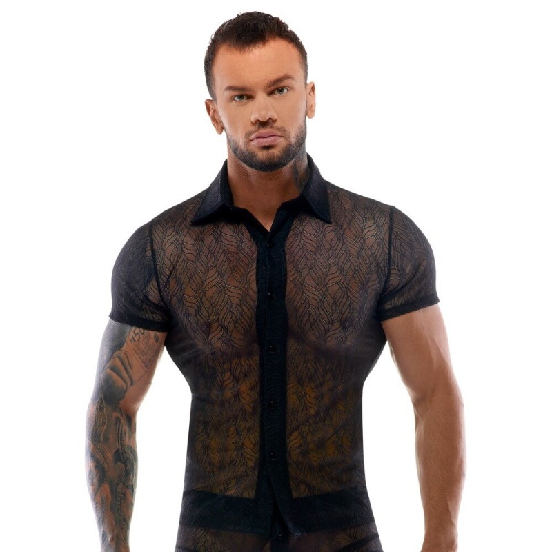 Chemise en dentelle Noire -Svenjoyment