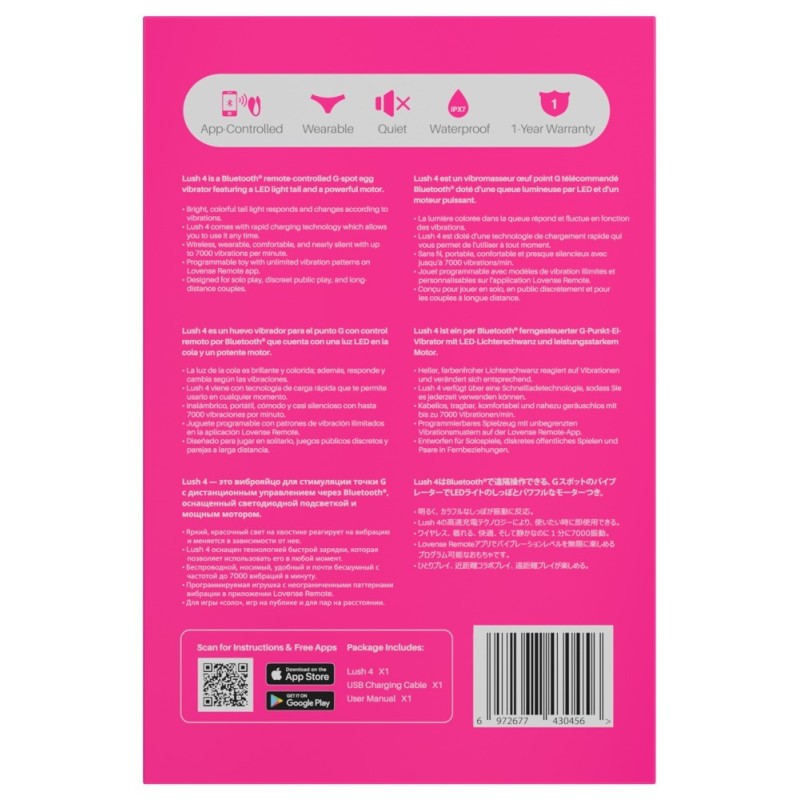 Lush 4 Oeuf Vibrant - Lovense