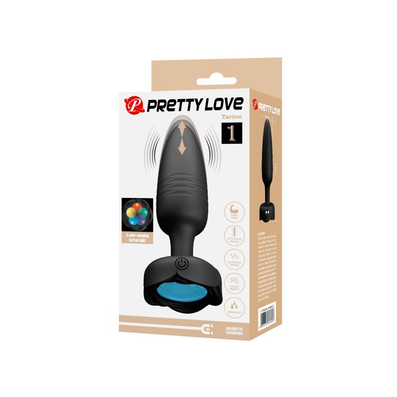 Plug anal va-et-vient et lumineux -Pretty Love Tarion