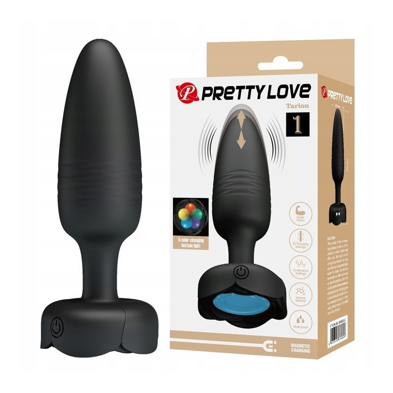Plug anal va-et-vient et lumineux -Pretty Love Tarion