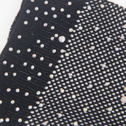 GANTS SHINE TRANSPARENTS NOIRS S/M - SUBBLIME