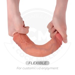 GODE RÉALISTE AVEC VENTOUSE ET TÉLÉCOMMANDE VIBRATIONS 20,5 CM -COCK MILLER -