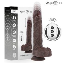 MR INTENSE - MATT RÉALISTE MULTIFONCTION AVEC VIBRATION HAUT ET BAS ET TÉLÉCOMMANDE 22 CM -O- 4 CM