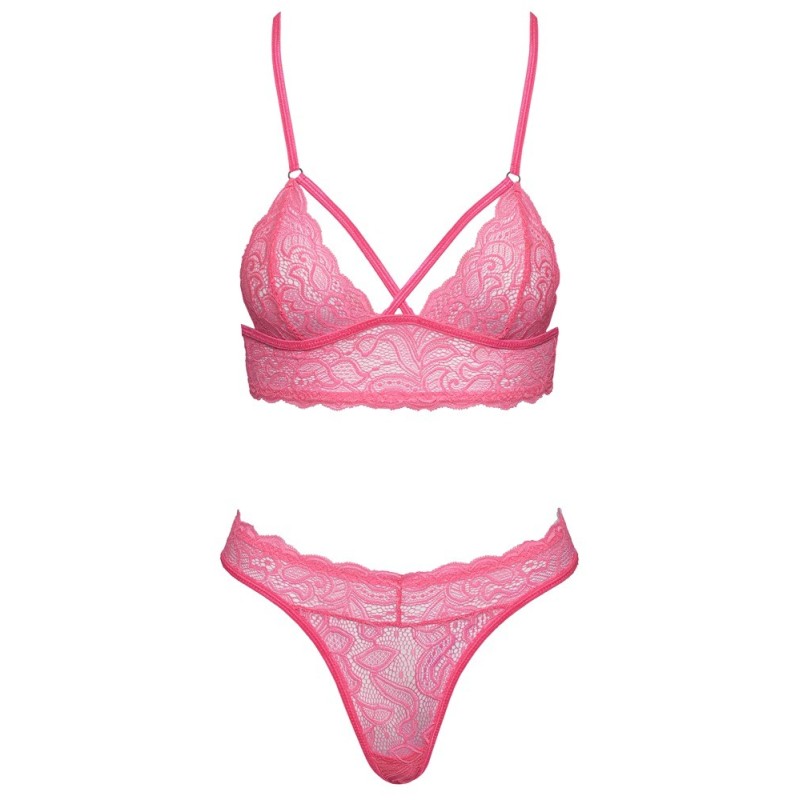 lingerie de Cottelli FANTASY avec soutien-gorge doux et string S/M