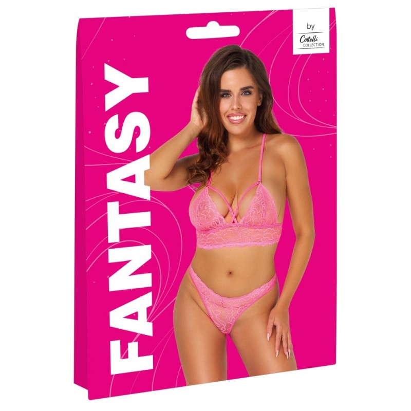lingerie de Cottelli FANTASY avec soutien-gorge doux et string S/M