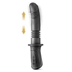 Vibromasseur avec va-et-vient - My Black Ram - black empire