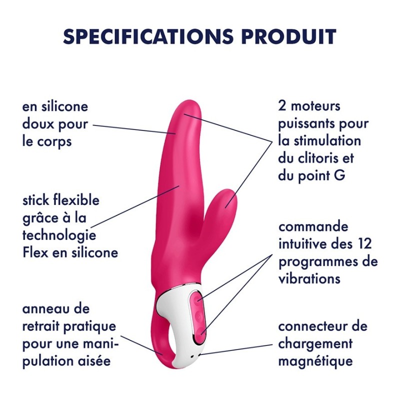 Mister Rabbit Vibromasseur Rechargeable Satisfyer