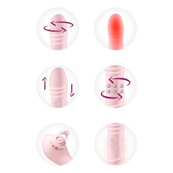 Lively, vibromasseur rabbit 6-en-1 YOBA