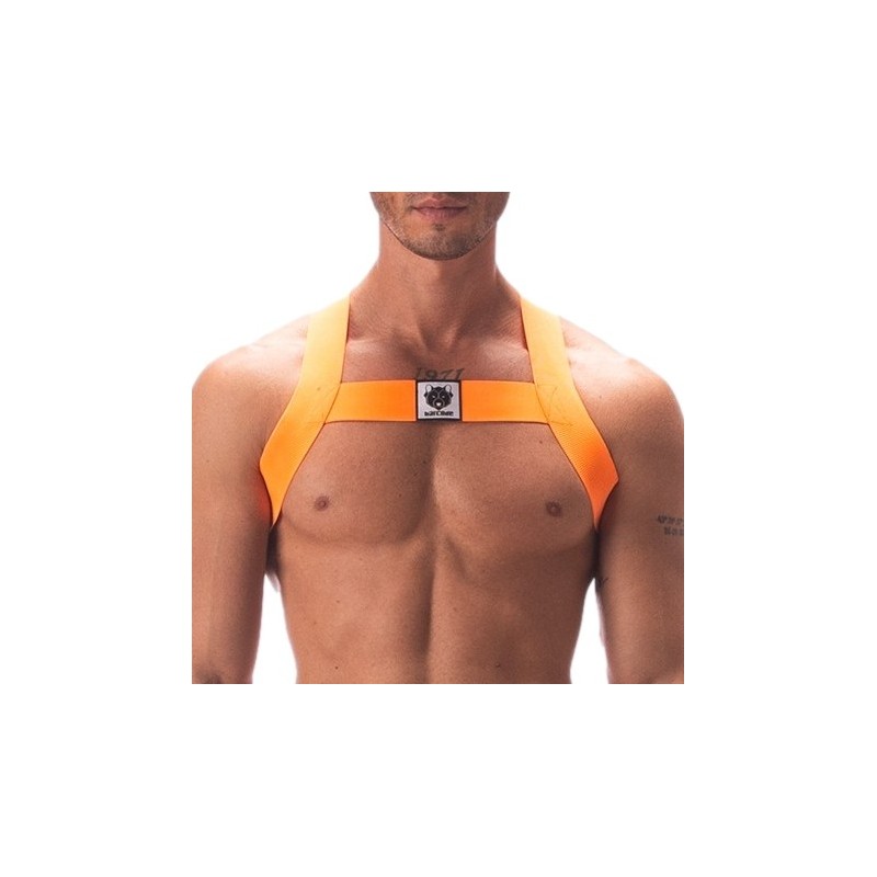 Harnais élastique Leonsh Orange Neon