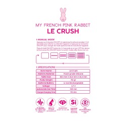 Le Crush Noir oeuf vibrantconnecté