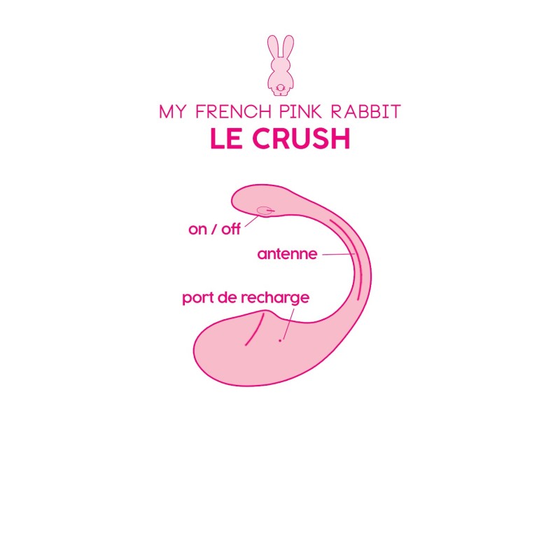 Le Crush Noir oeuf vibrantconnecté