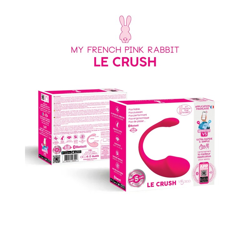 Le Crush Noir oeuf vibrantconnecté
