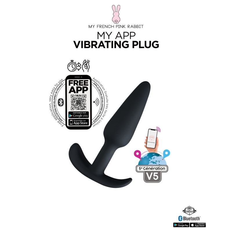 Clara Morgane -PLUG VIBRANT CONNECTE avec Application - My App Vibrating Plug