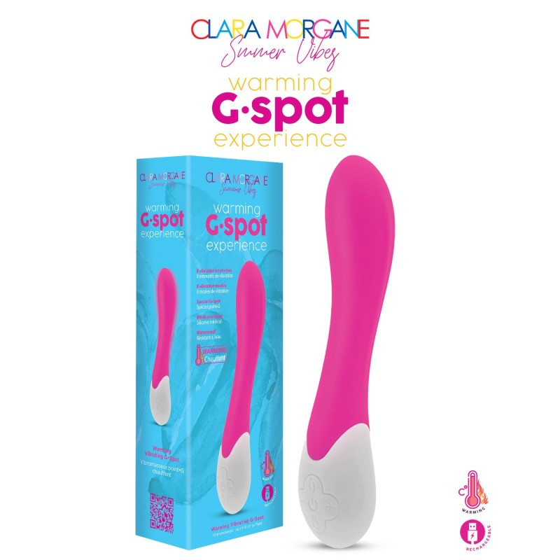 Clara Morgane - VIBROMASSEUR CHAUFFANT - G-Spot