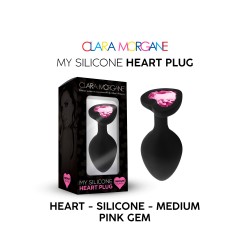 Clara Morgane -PLUG ANAL - My Silicone HEART Rose -