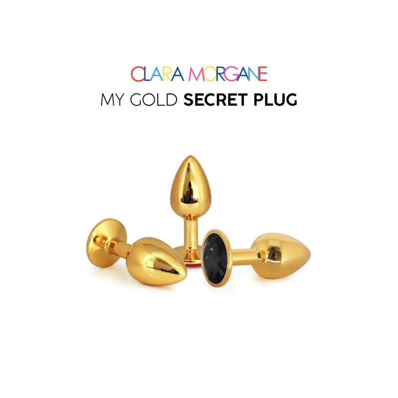 Clara Morgane - PLUG ANAL -Gold -noir -Secret