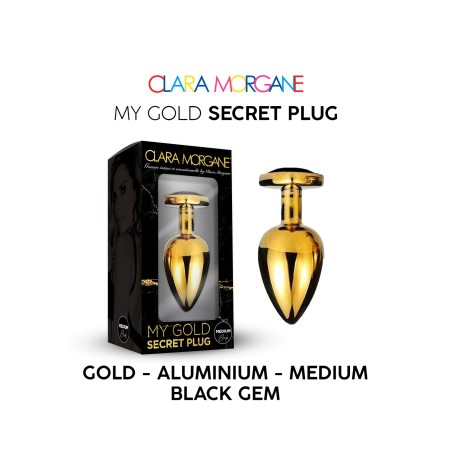 Clara Morgane - PLUG ANAL -Gold -noir -Secret