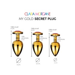 Clara Morgane - PLUG ANAL - Gold - Rouge - secret