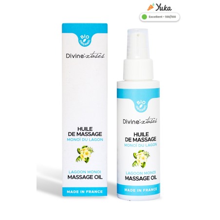 Divinextases - Huile de massage BIO monoi