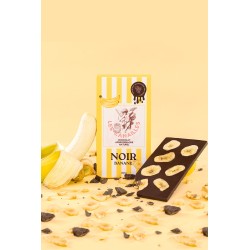 Les canailles - Chocolat noir BANANE - Tablette 100g