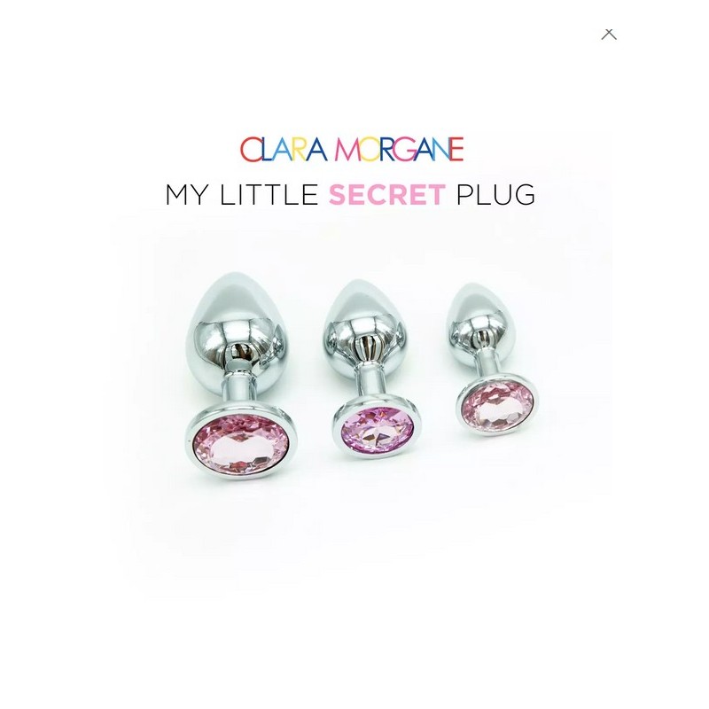 Plug Anal S rose My Little Secret Plug Clara Morgane