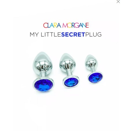 Plug Anal S Bleu Clara Morgane My Little Secret Plug