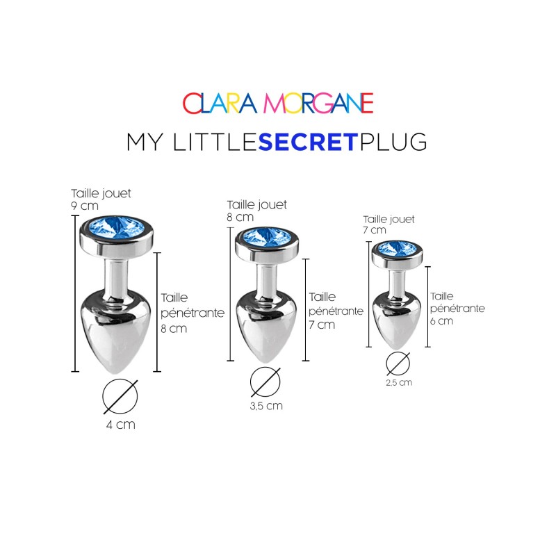 Plug Anal S Bleu Clara Morgane My Little Secret Plug 