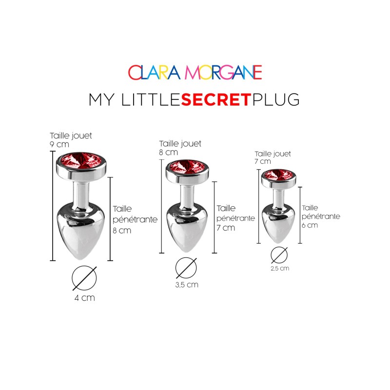 Plug Anal S rouge Clara Morgane My Little Secret Plug