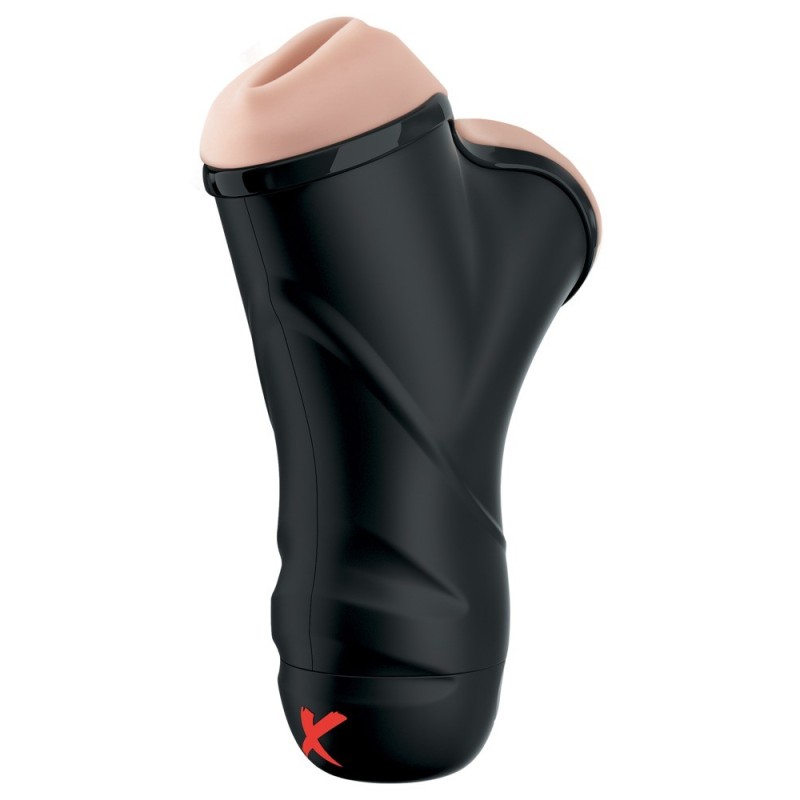 PDX ELITE - MASTURBATEUR DOUBLE PENETRATION AVEC VIBRATION STROKER