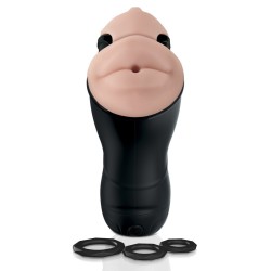 PDX ELITE - MASTURBATEUR DOUBLE PENETRATION AVEC VIBRATION STROKER