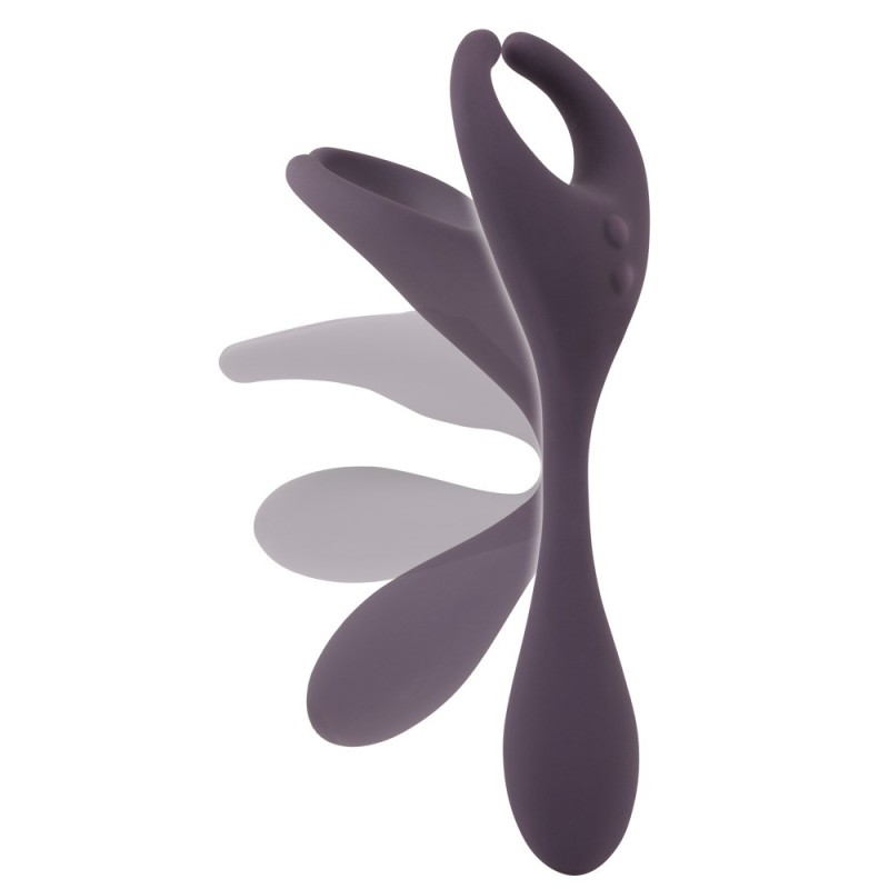 COUPLES CHOICE - VIBROMASSEUR TRIPLE STIMULATION POUR COUPLE