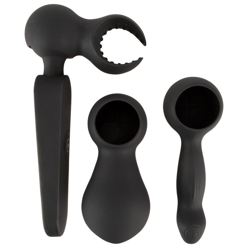 COUPLES CHOICE - VIBROMASSEUR AVEC 3 EMBOUTS - WAND