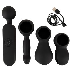COUPLES CHOICE - VIBROMASSEUR AVEC 3 EMBOUTS - WAND