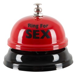 ORION - Cloche de table rouge