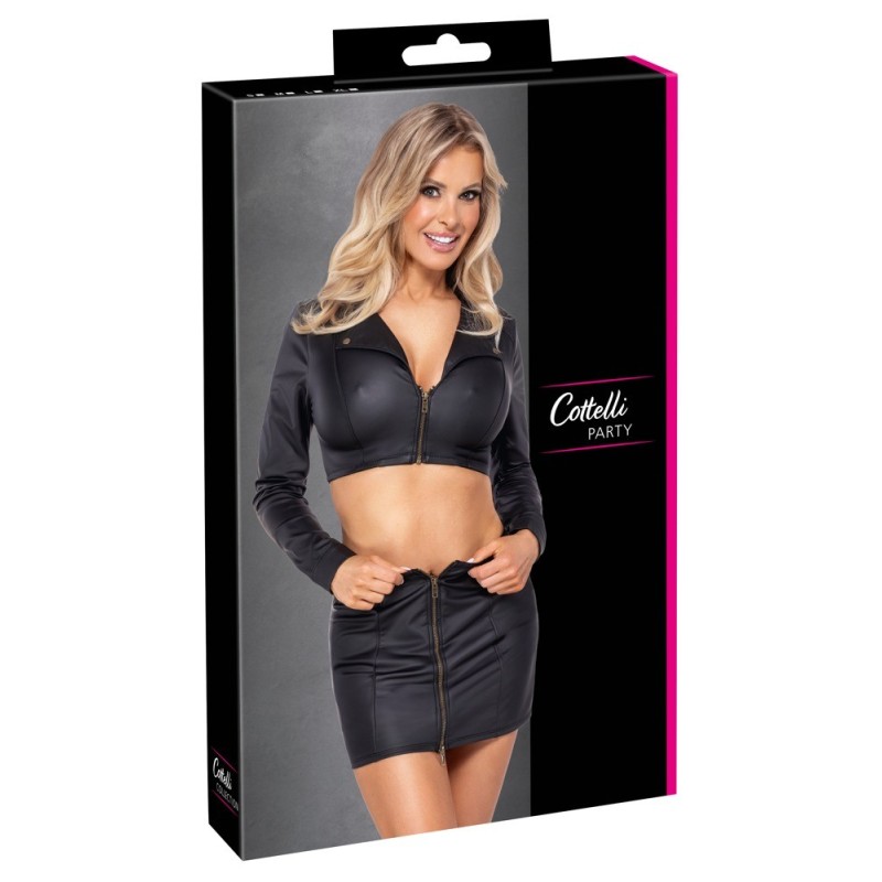 Cottelli - Ensemble veste-top court & mini-jupe - T.M