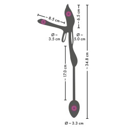 COUPLES CHOICE - VIBROMASSEUR  RC Multi Function  POUR COUPLE