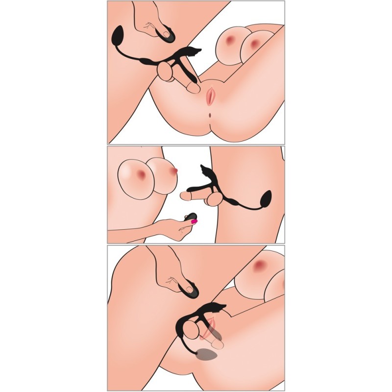 COUPLES CHOICE - VIBROMASSEUR  RC Multi Function  POUR COUPLE