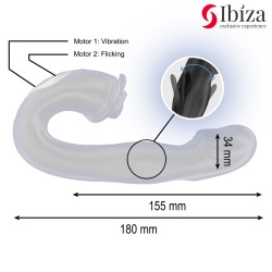 Ibiza - vibromasseur et stimulateur clitoridien - Rose