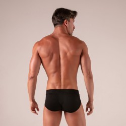 Absolu Male - Slip avec lacets Laced Noir M/L
