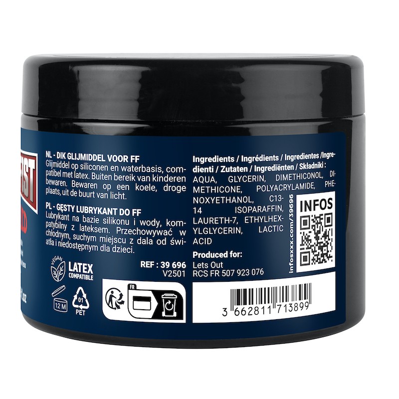Fuck & Fist - Lubrifiant épais hybride FF Hybrid 500ml