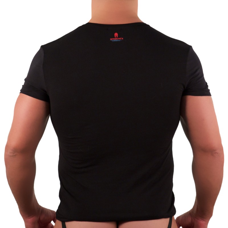 Sparta's Harness - T-shirt Bull Dog Noir