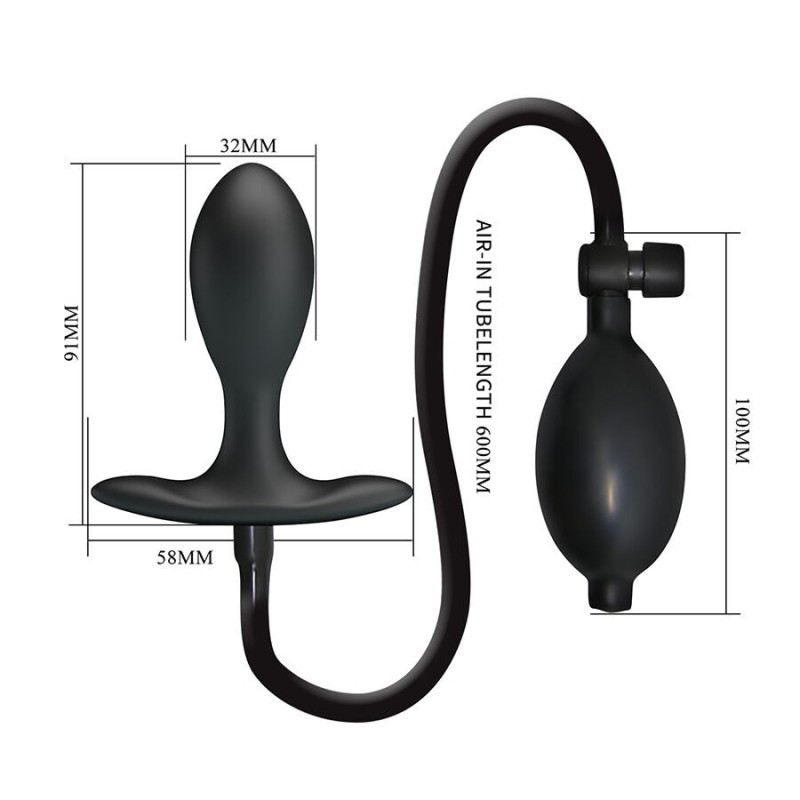 MR PLAY - PLUG ANAL GONFLABLE RÉGLABLE
