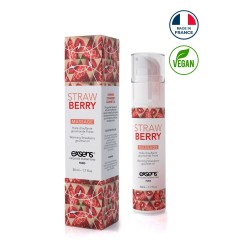 Huile chauffante Gourmande Fraise - Strawberry Massage - 50ML - exsens