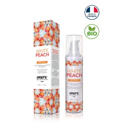 Huile chauffante Gourmande Pêche Blanche BIO -White Peach -50ml -exsens