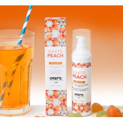 Huile chauffante Gourmande Pêche Blanche BIO -White Peach -50ml -exsens