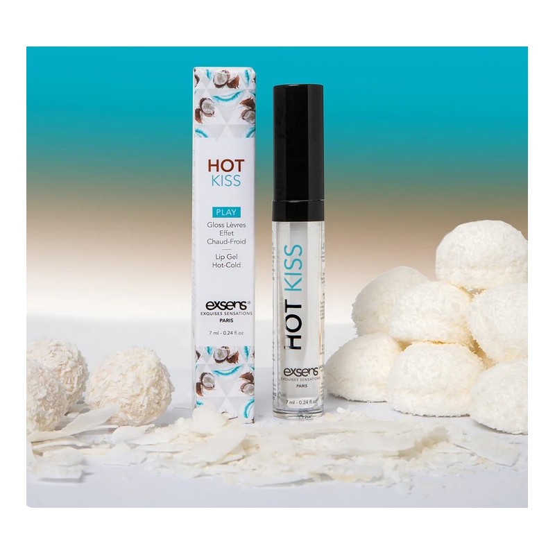 Gloss lèvres effet chaud-froid - Hot Kiss - 7ml -exsens