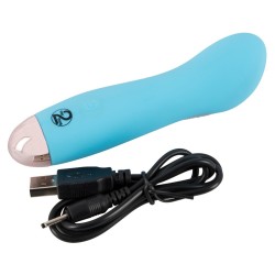 Mini-vibromasseur bleu - cuties